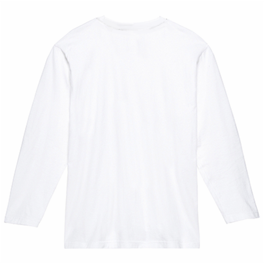 一度きりの人生だからあなたが喜ぶ道を選んで【長袖Tシャツ】白